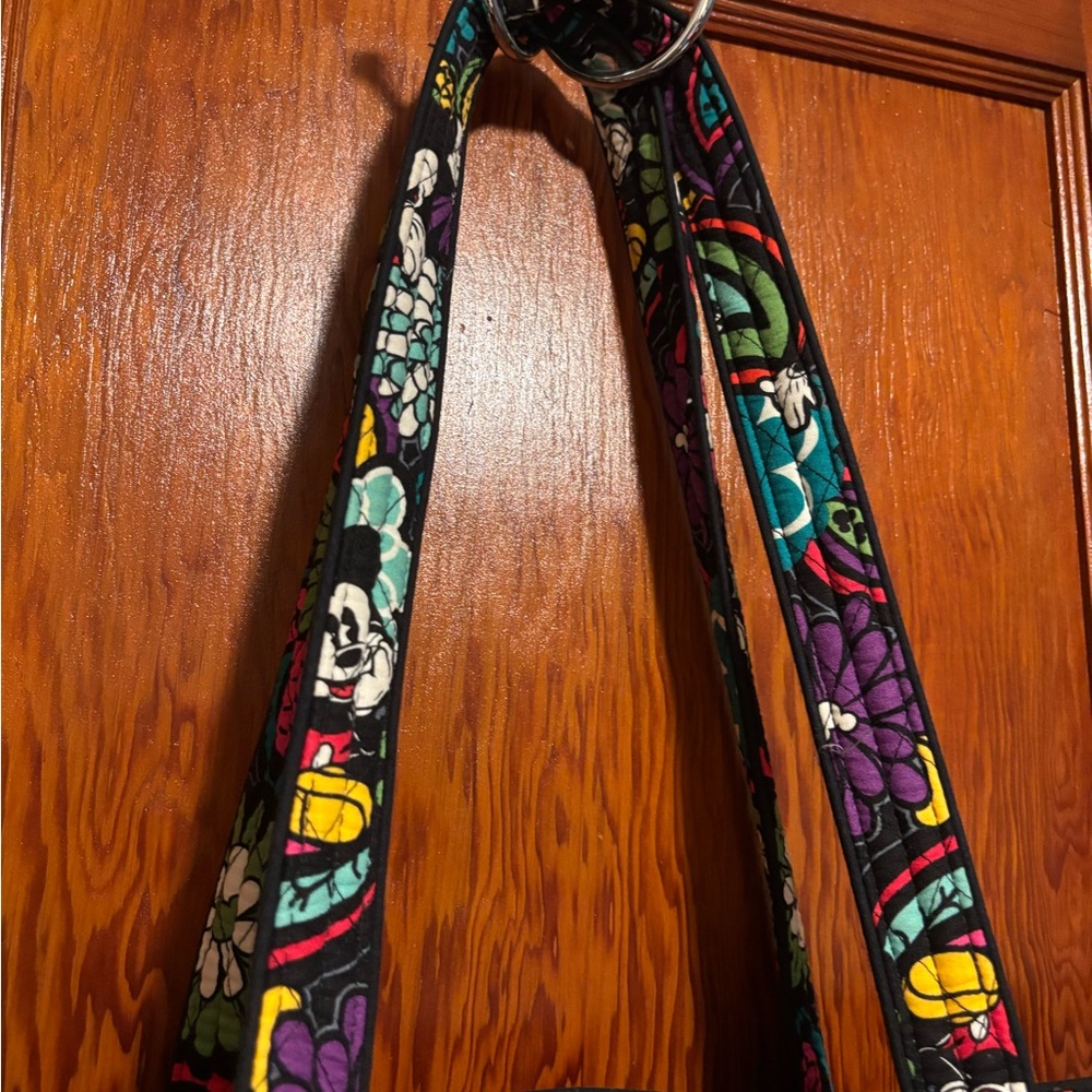 VERA BRADLEY DISNEY PARKS Magical Blooms Mickey Black Floral Tote Bag - Picture 3 of 7